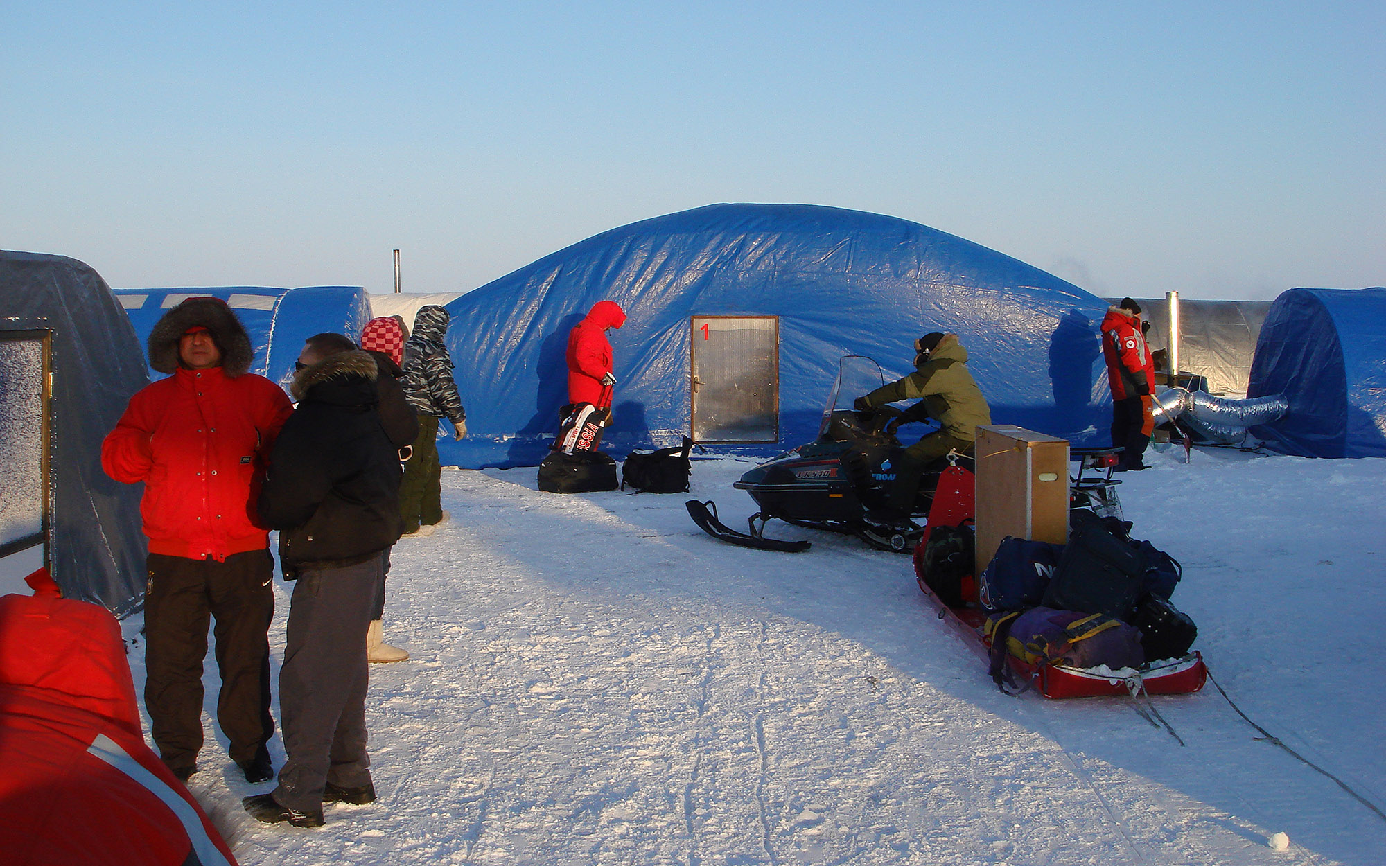 Nordpol per Hundeschlitten ex Murmansk (last degree)