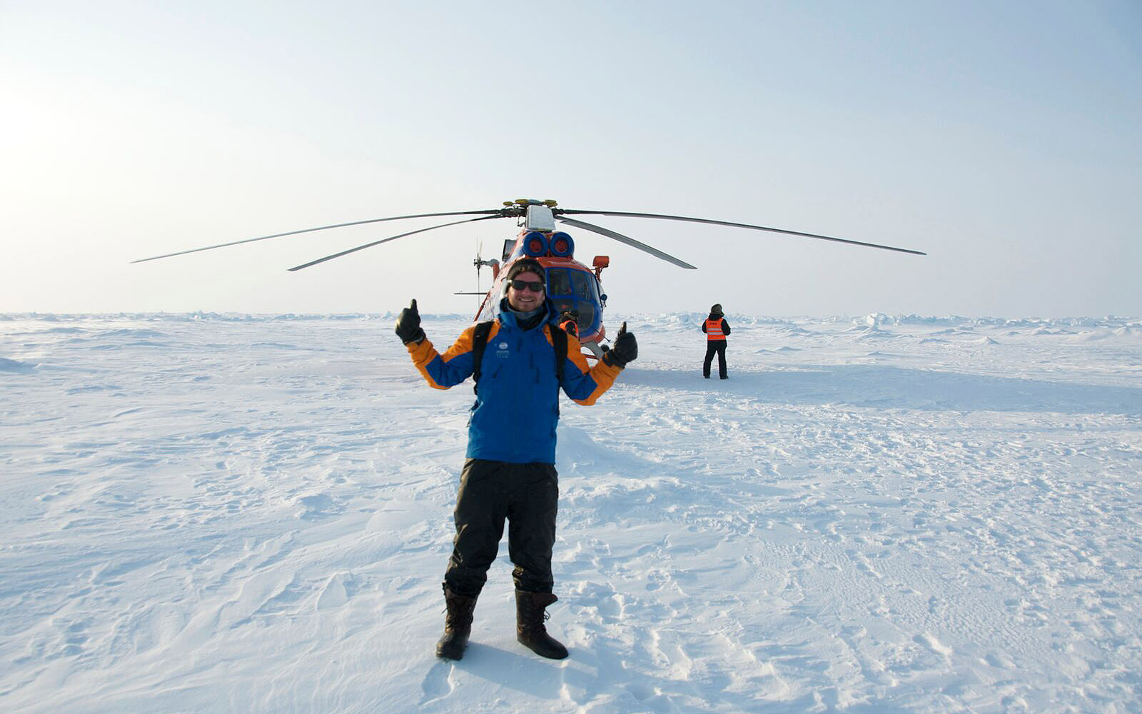 Nordpol per Helikopter ex Murmansk mit Übernachtung am Nordpol