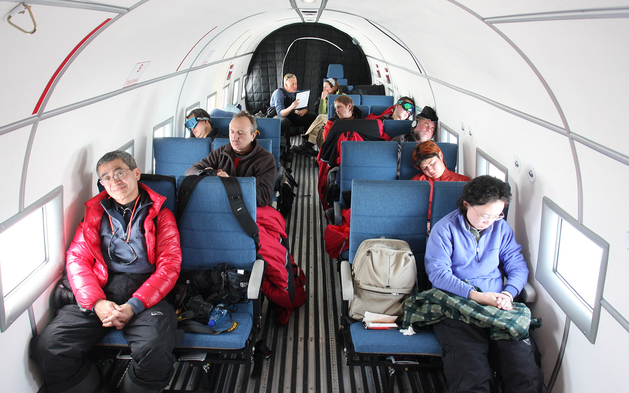 Südpol per Flugzeug ex Chile