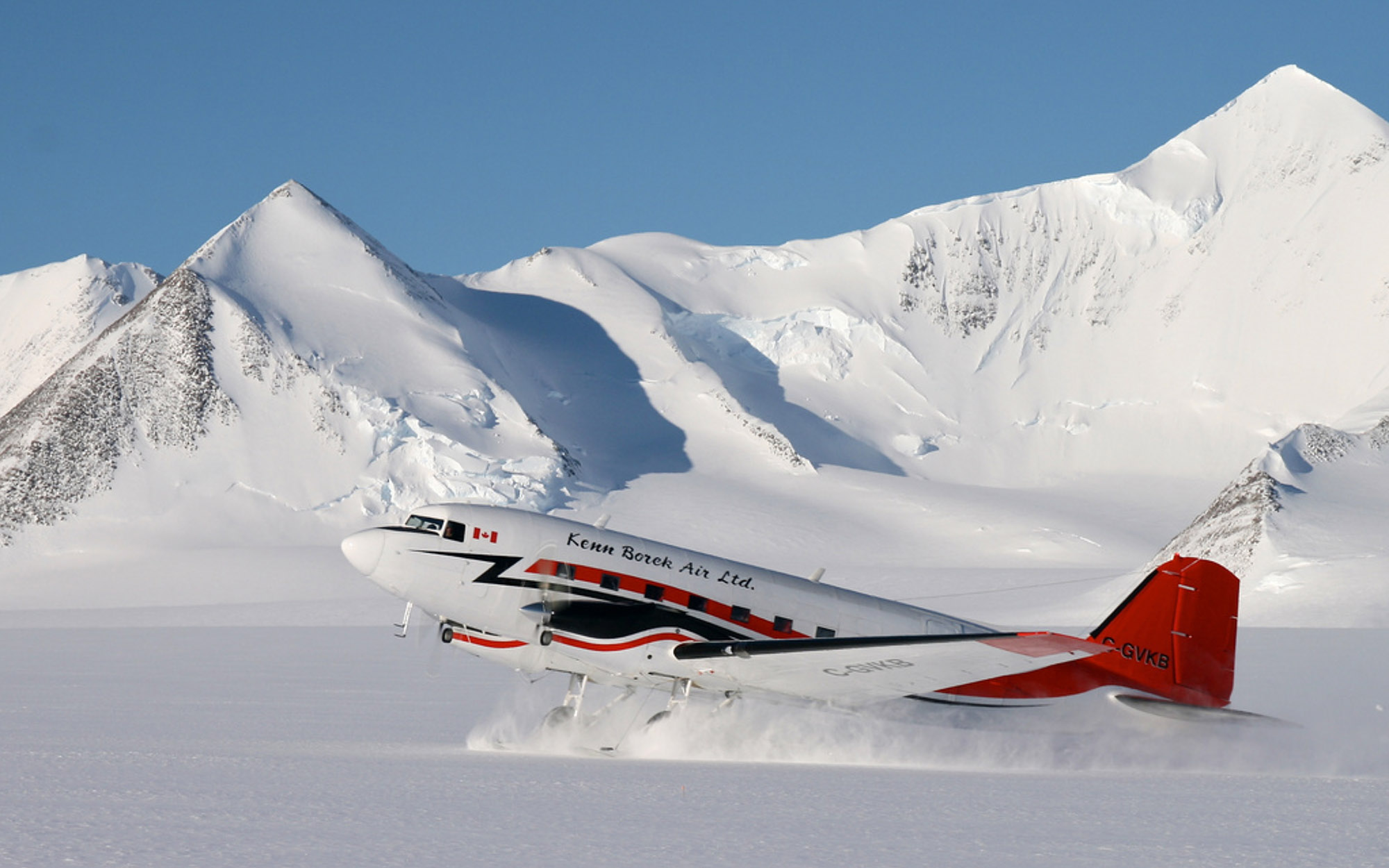 Südpol per Flugzeug ex Chile