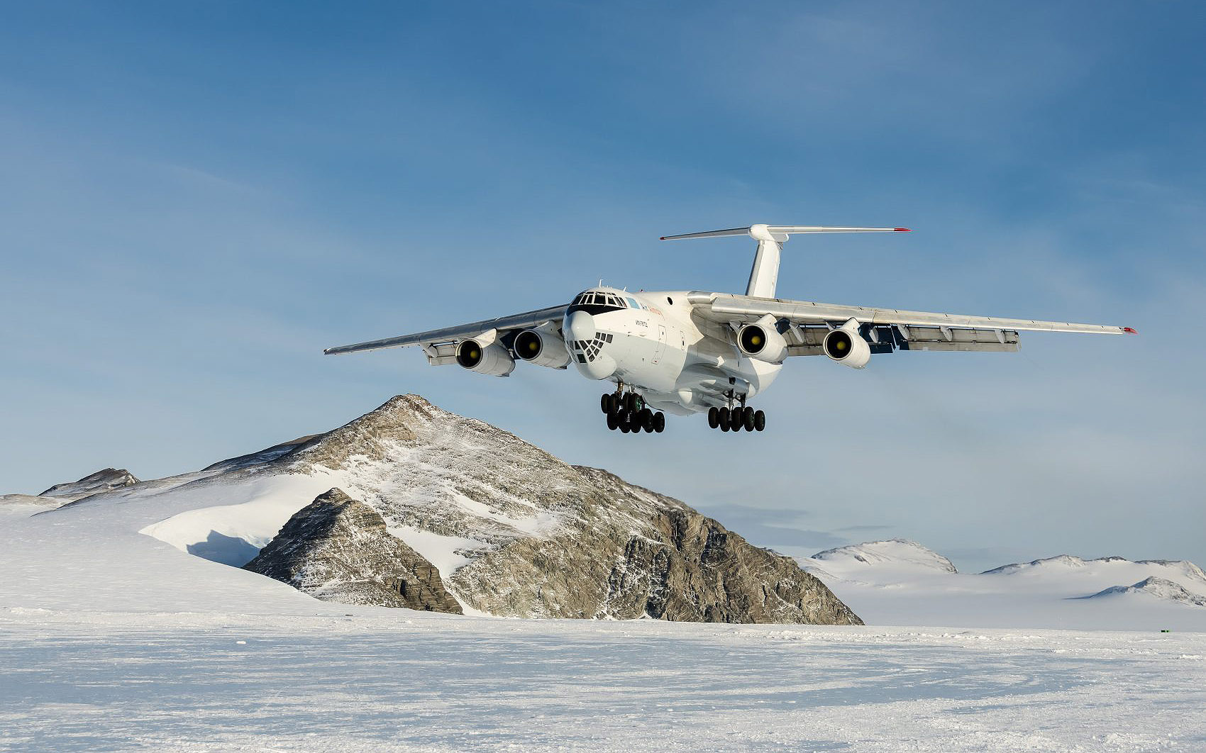 Südpol per Flugzeug ex Chile
