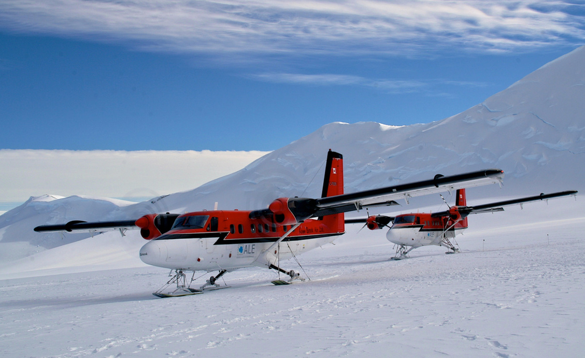 Südpol per Flugzeug ex Chile