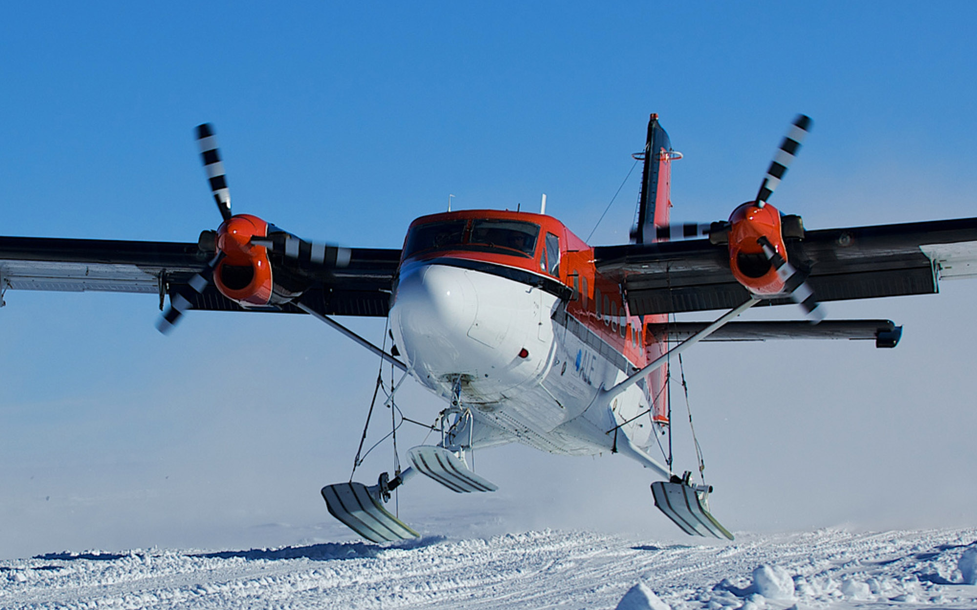 Südpol per Flugzeug ex Chile