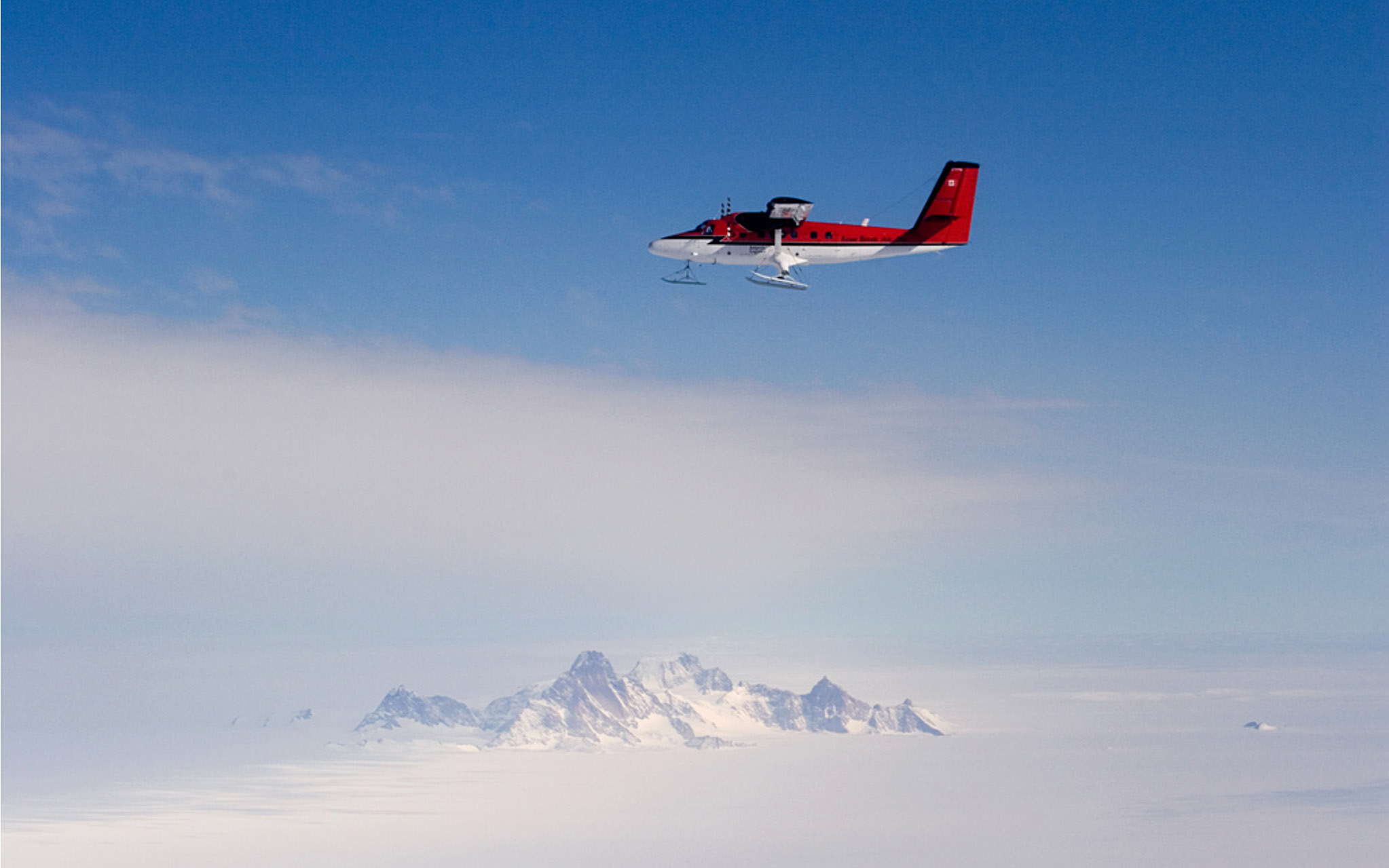 Südpol per Flugzeug ex Chile