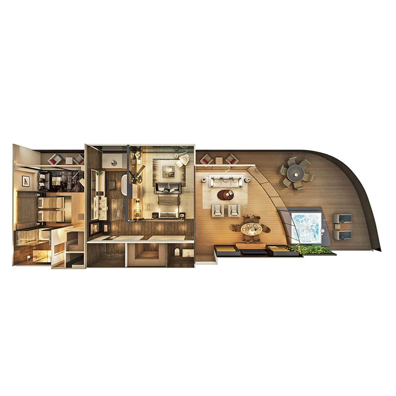 2-Bedroom Penthouse Suite