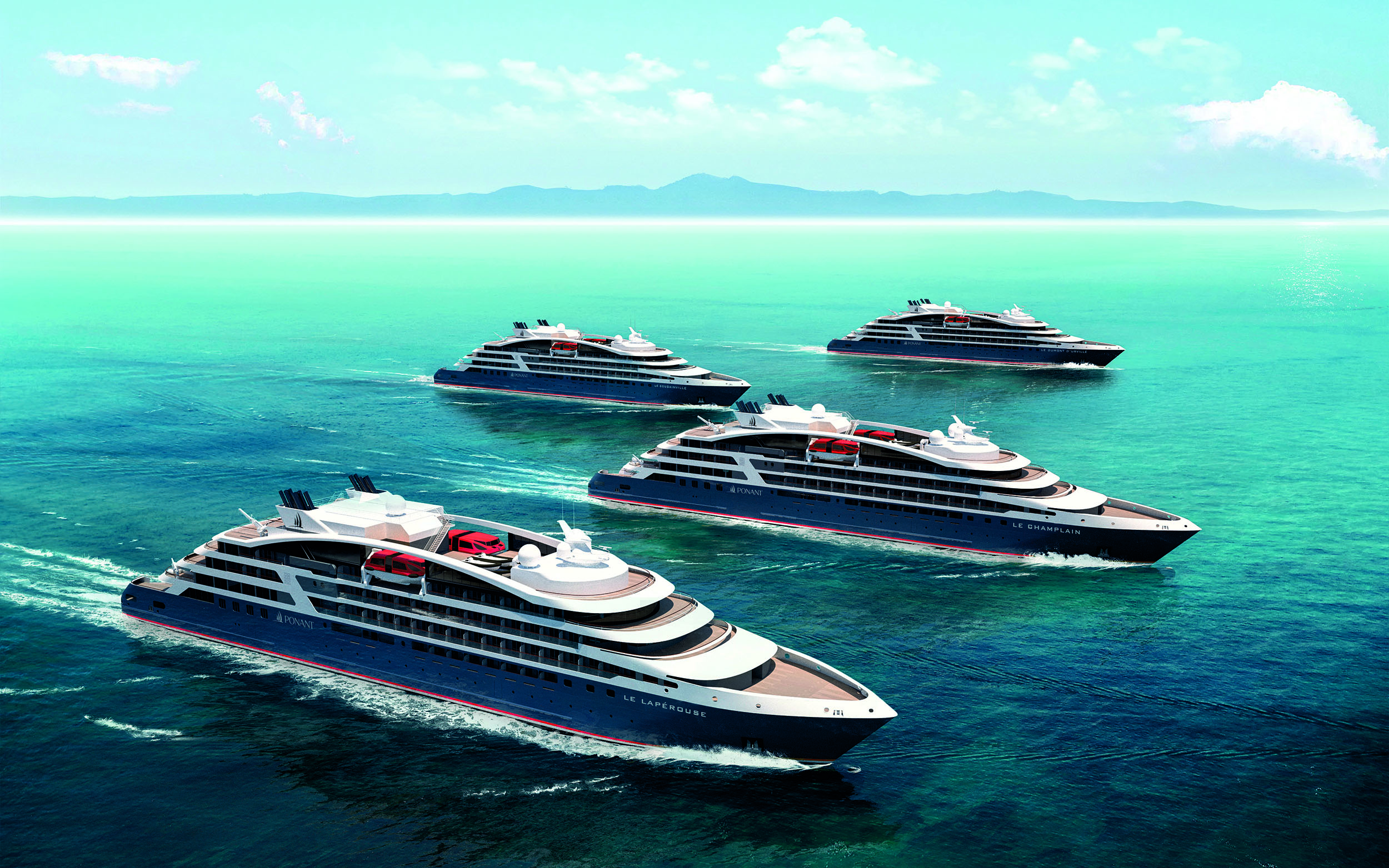 Ponant Champlain - Laperouse - Bougainville - Dumontdurville - Bellot- Jaquescartier